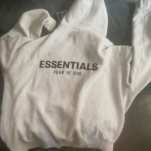 Essentials Fear of God Gray Hoodie